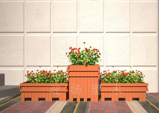 塑木花箱